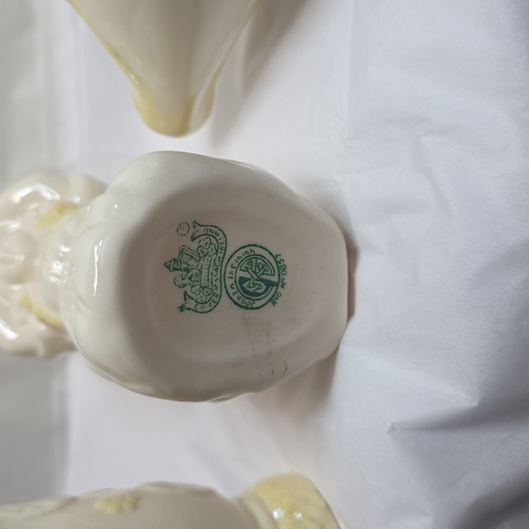 Belleek Erne Vase, Undine Water Maiden Girl Creamer, Swan Creamer - Picture 10 of 11